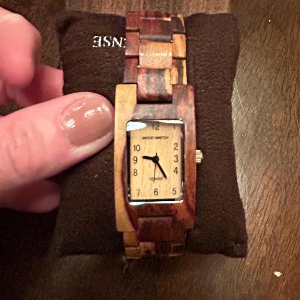 Tense Wooden Watch